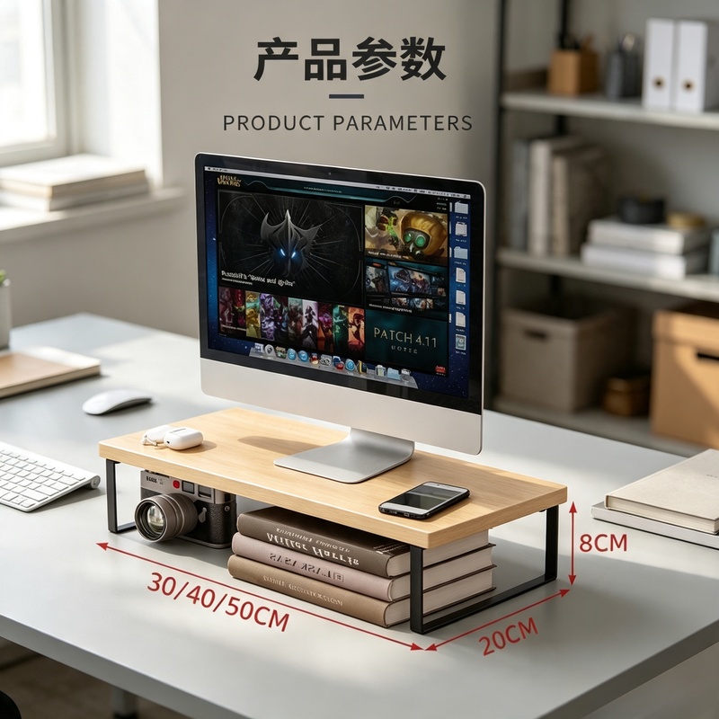 Document Holder Monitor - Support de moniteur surélevé pour ordinateur,