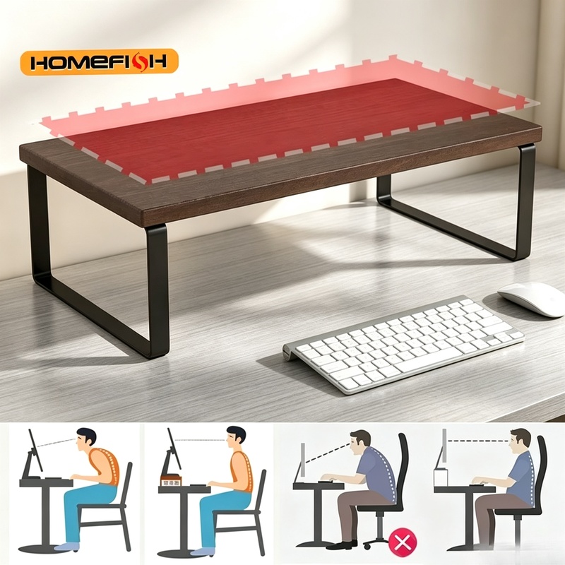 Document Holder Monitor - Support surélevé pour moniteur d'ordinateur de
