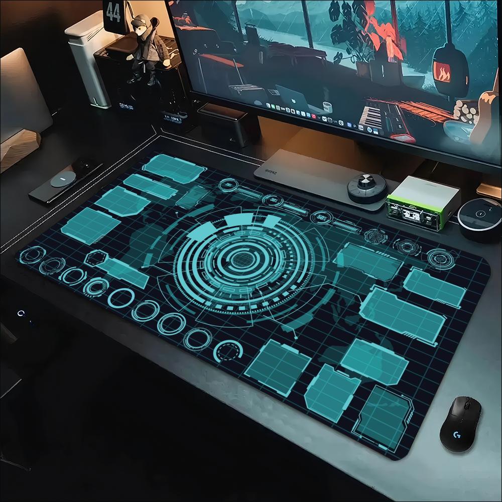 Office Tech Desk - Tapis de souris étendu Cyber Tech