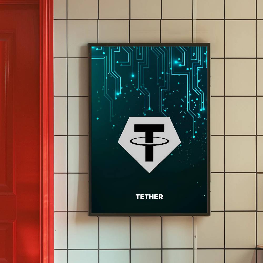 Affiche de symboles crypto de  - Office Tech Decor avis et prix