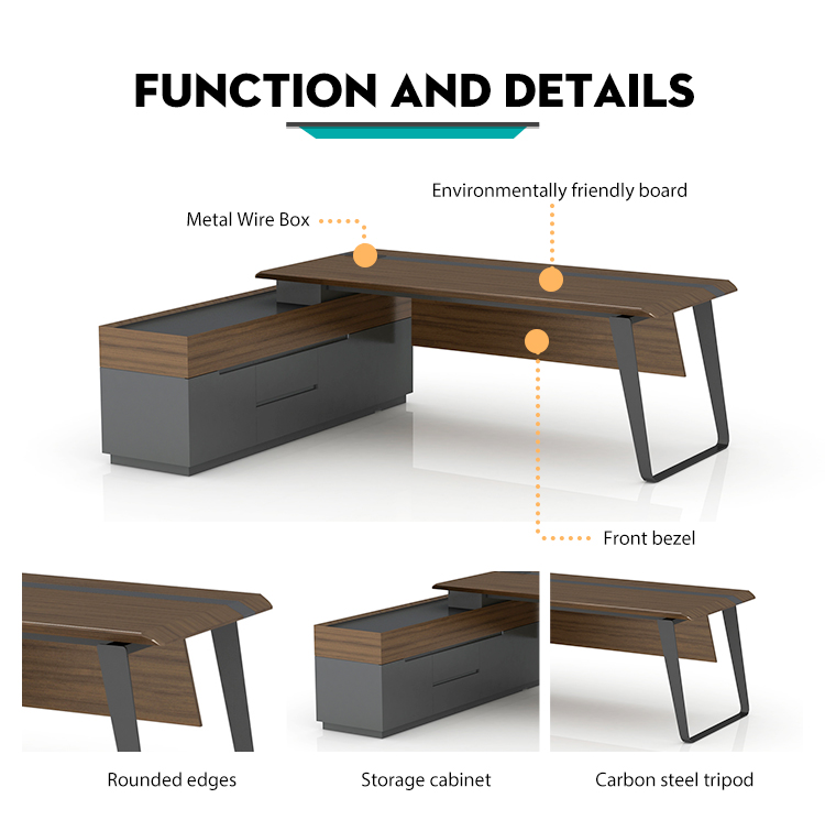 Bureau de direction moderne et - Office Tech Desk avis et prix