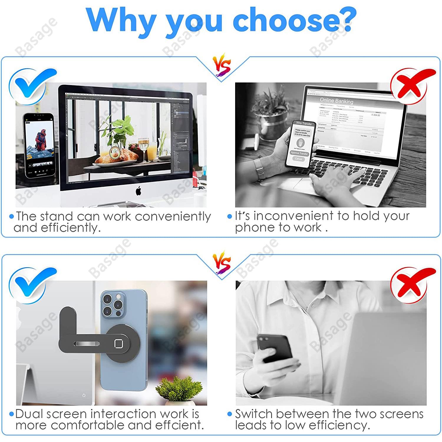 Support magnétique pour téléph - Document Holder Monitor avis et prix